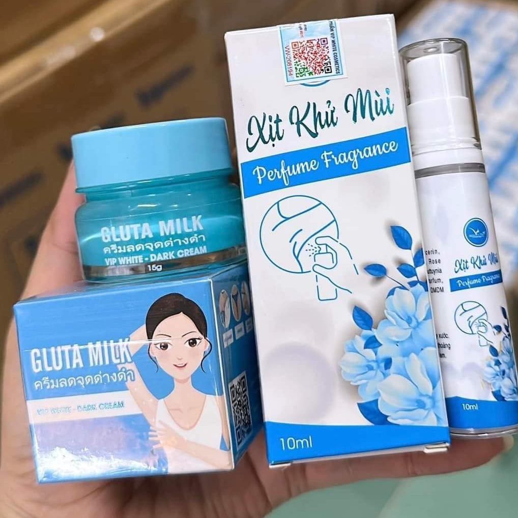 Kem dưỡng trắng giảm thâm nách Gluta milk