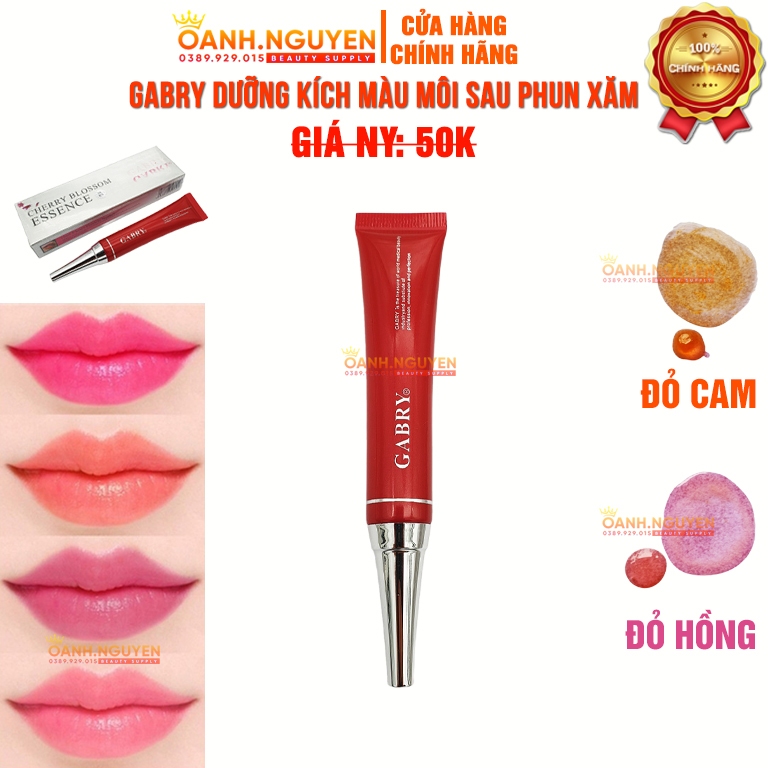 DƯỠNG GABRY KÍCH MÀU MÔI SAU XĂM (LOẠI 1)