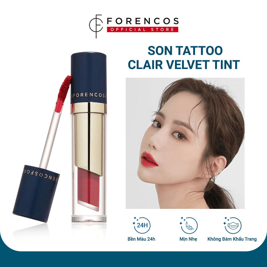 Son Kem Forencos Tattoo Clair Velvet Tint chính hãng