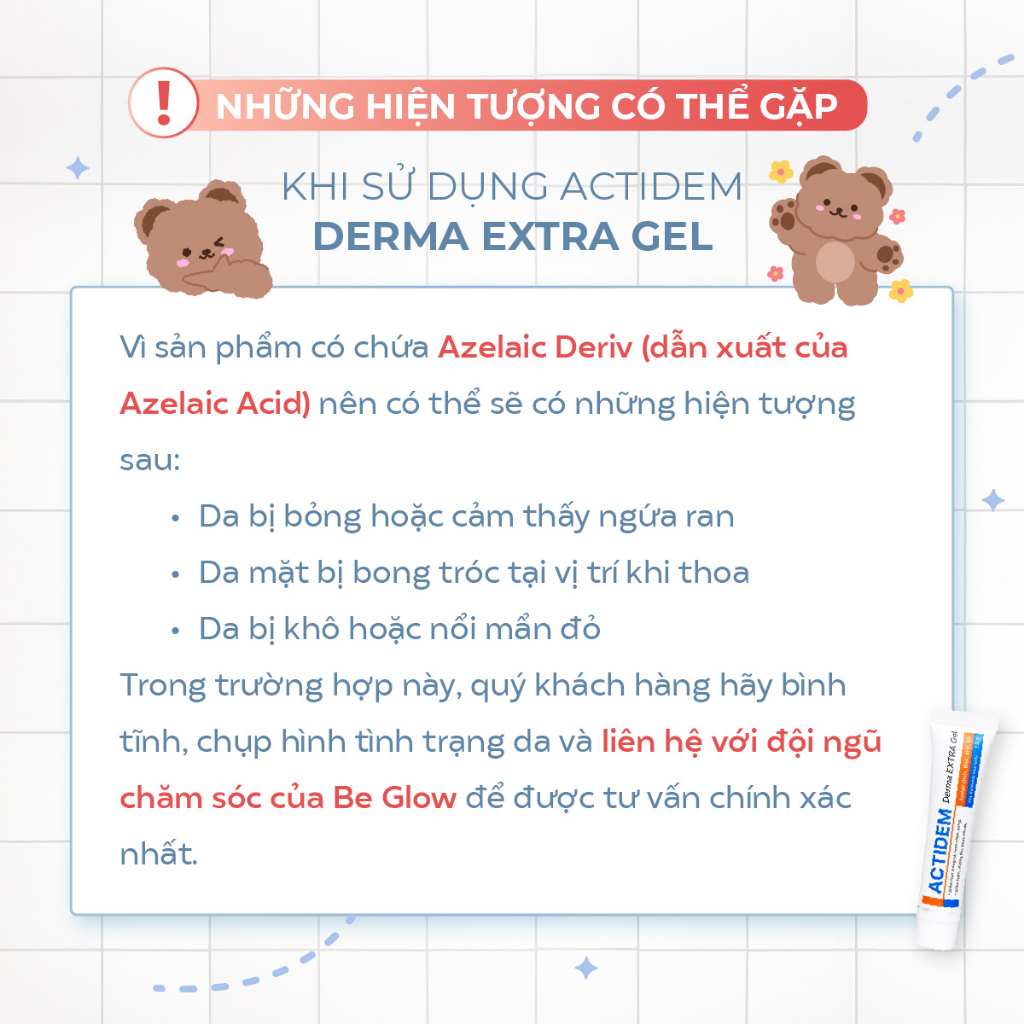 Actidem Derma Gel giảm mụn mờ thâm mụn ngăn ngừa mụn tái phát 18 gram