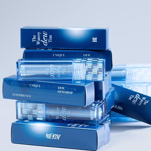 [NEW][Ver 4] Son Tint Bóng Hàn Quốc Bền Màu, Lâu Trôi Cho Đôi Môi Căng Mọng, Ẩm Mịn Merzy The Watery Dew Tint 4g