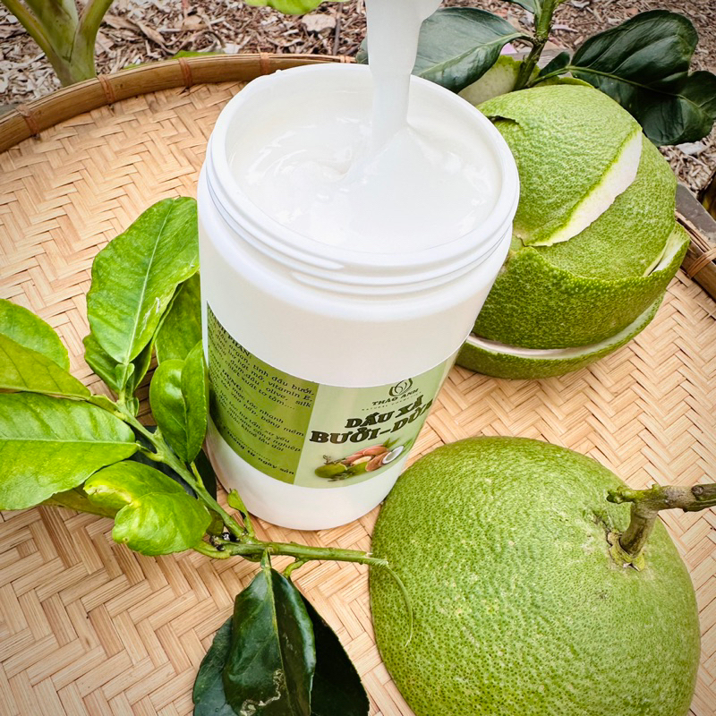 Dầu ủ xả BƯỞI DỪA NHA ĐAM phục hồi nuôi dưỡng tóc kem ủ xả đậm đặc phục hồi tóc hư tổn cấp ẩm-Thảo Anh