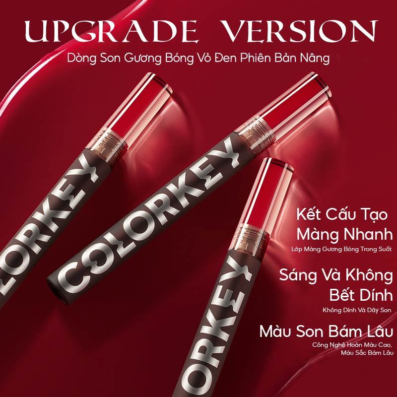 Son Môi Gương Bóng COLORKEY Màu Son Bám Lâu 1.7g