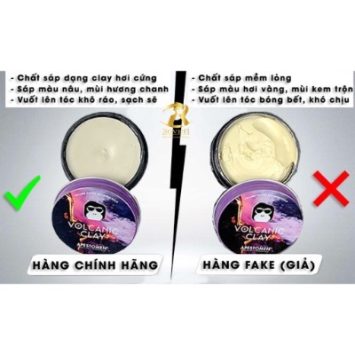 Sáp Vuốt Tóc Volcanic Clay  Sáp Vuốt Tóc Volcanic Clay 80ml [Sáp Khỉ] – Wax Apestomen Volcanic Clay V5