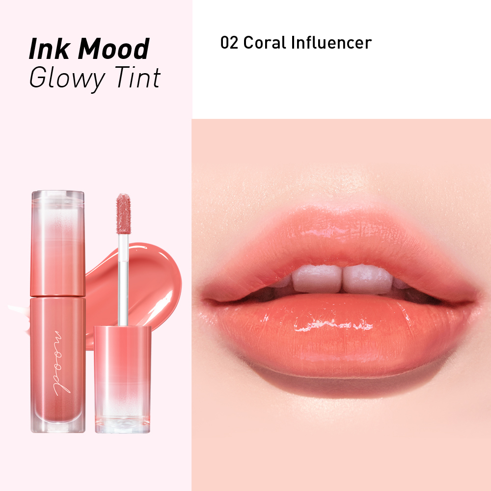 Son Tint Bóng Peripera Ink Mood Glowy Tint 4g Ngọt Ngào Căng Bóng Mềm Mượt