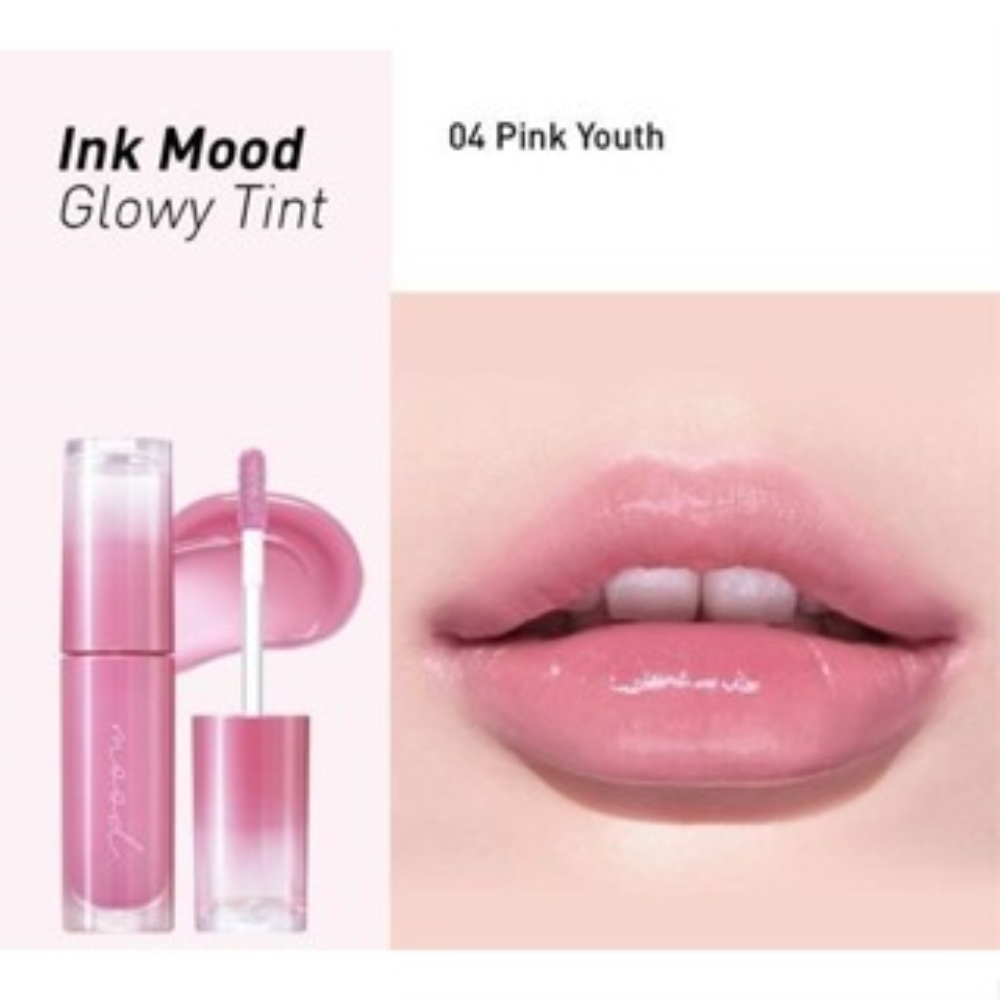 Son Tint Bóng Peripera Ink Mood Glowy Tint 4g Ngọt Ngào Căng Bóng Mềm Mượt