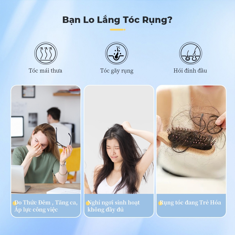 Dafexin Dầu gội chứa tinh chất tự nhiên kích thích mọc tóc 300ml, Giảm Rụng Tóc Chăm Sóc Da Đầu