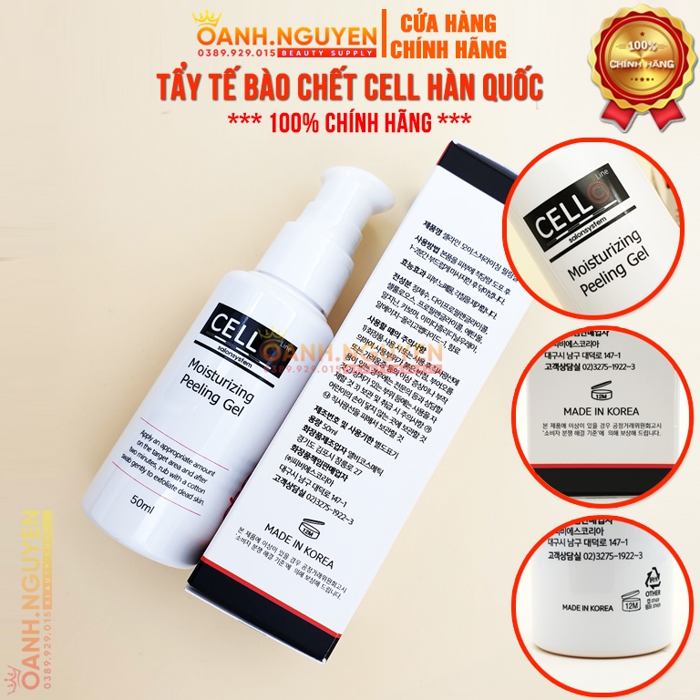Tẩy Tế Bào Chết Cell Hàn Quốc (100% Chính Hãng)/ Tẩy Da Khô, Da Chết Trước Khi Phun Môi