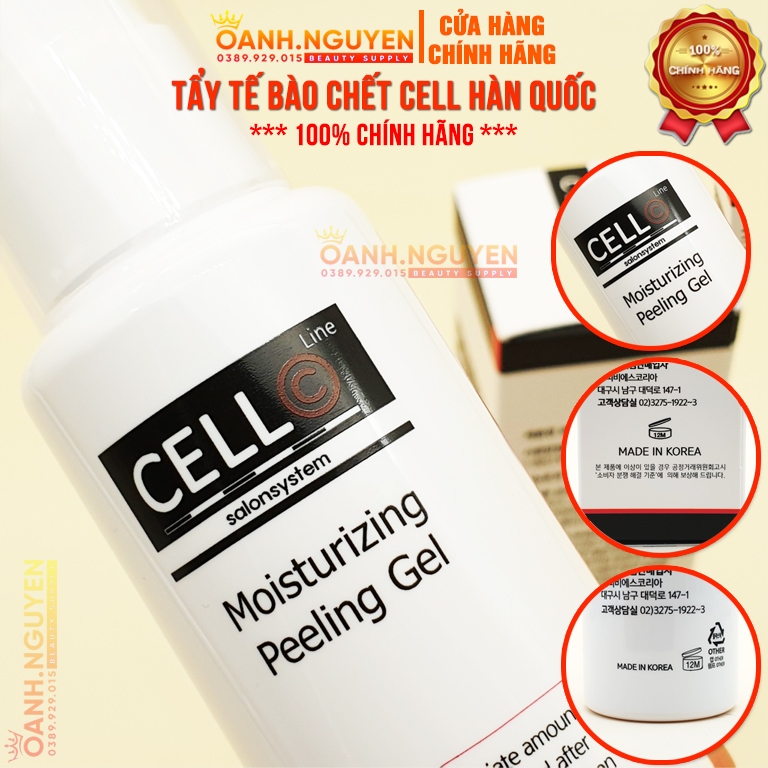 Tẩy Tế Bào Chết Cell Hàn Quốc (100% Chính Hãng)/ Tẩy Da Khô, Da Chết Trước Khi Phun Môi