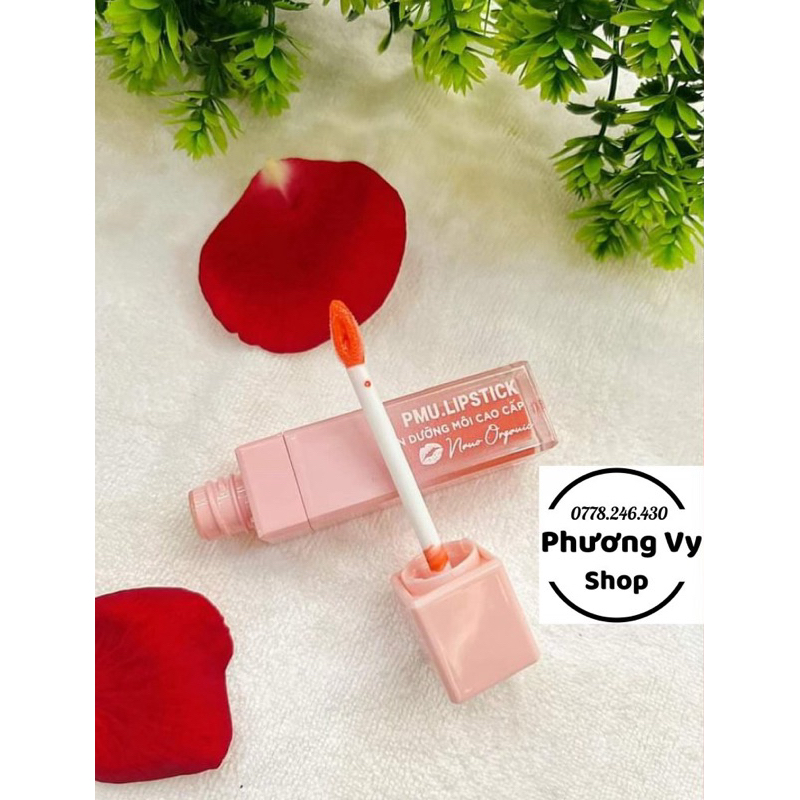 Son PMU Lip Stick Hồng dưỡng môi kích màu sau phun xăm