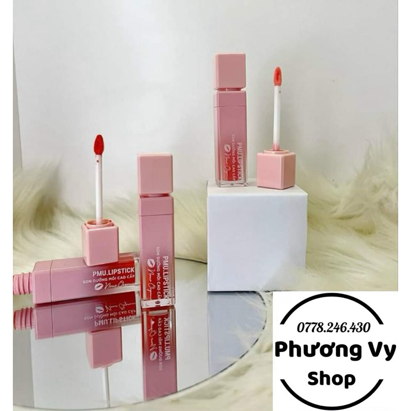 Son PMU Lip Stick Hồng dưỡng môi kích màu sau phun xăm