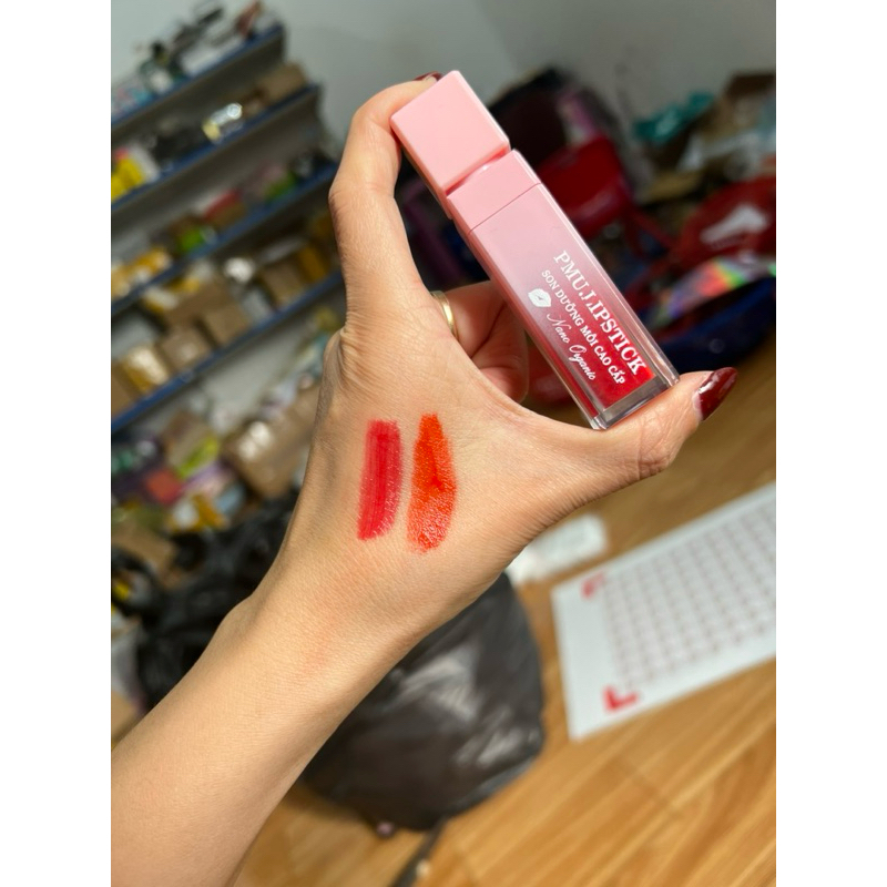 Son PMU Lip Stick Hồng dưỡng môi kích màu sau phun xăm