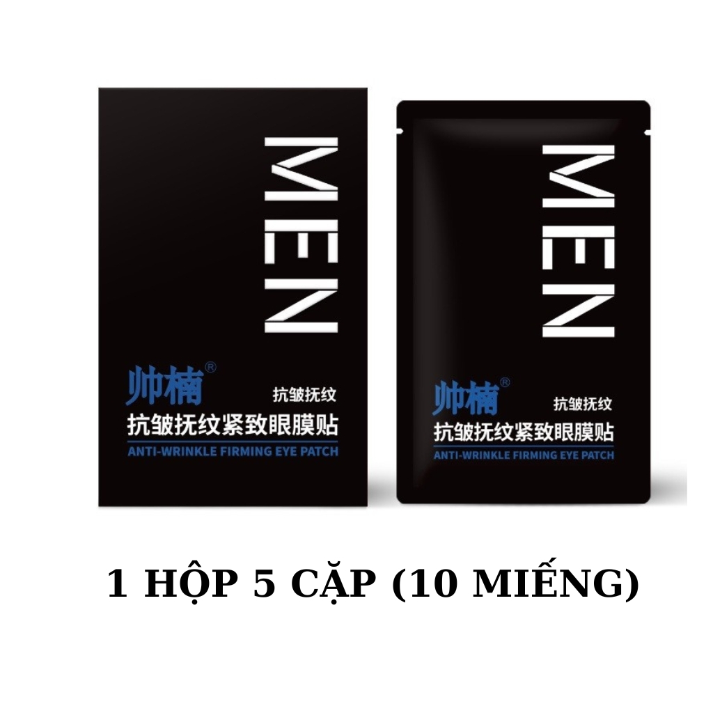 Miếng dán mắt loại bỏ quầng thâm và bọng mắt, loại bỏ đường viền làm mờ nếp nhăn, mặt nạ mắt hộp 5 cặp (10 miếng)