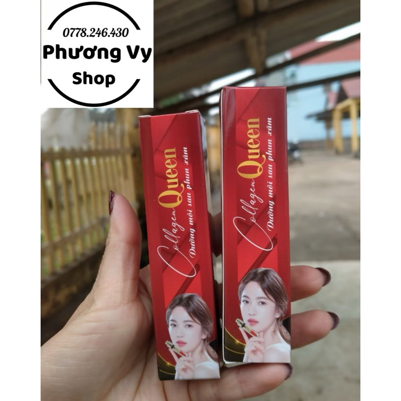 Son dưỡng Queen kích màu môi sau phun xăm