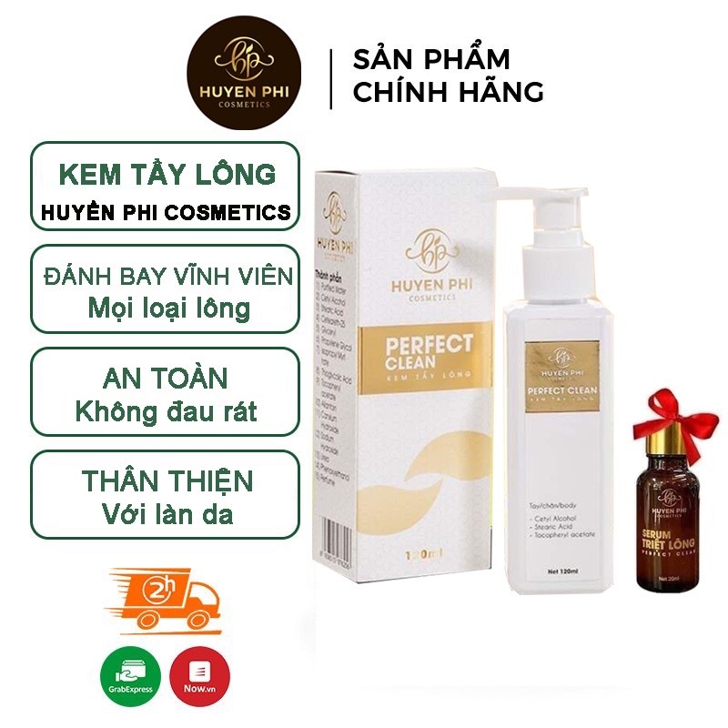 Kem tẩy lông Huyền Phi + Serum triệt, tẩy được lông tay chân nách vùng kín an toàn mọi loại da 140ml – davina