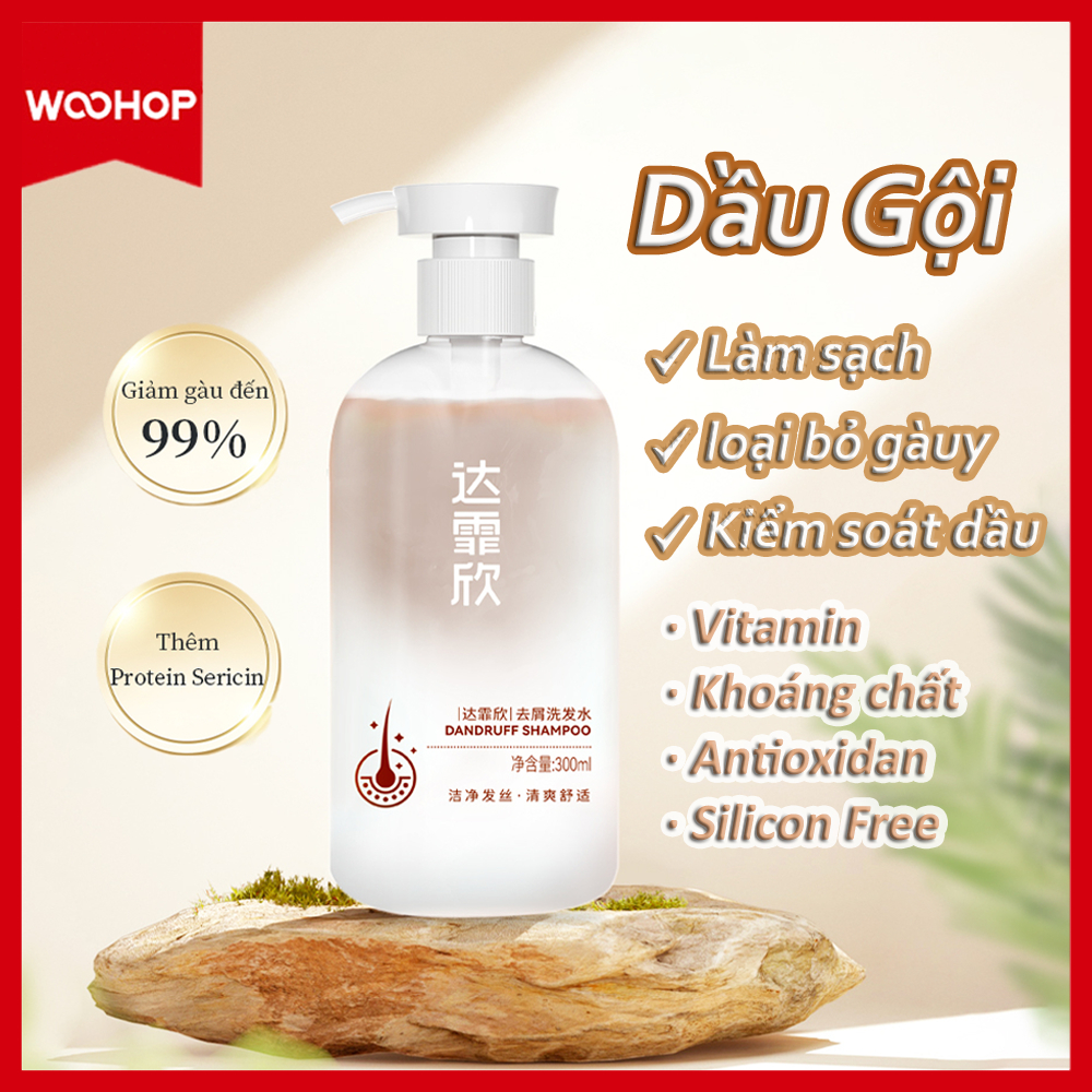 Dafeixin Dầu Gội Trị Gàu Anti-Dandruff Shampoo 300ml – Chuyên biệt cho gàu, nấm ngứa da đầu