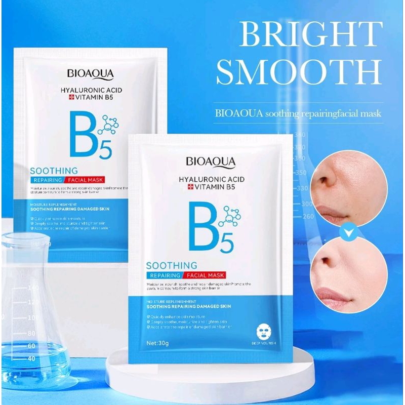 Mặt nạ Vitamin Mask Bioaqua Cấp ẩm Se khít Lỗ chân lông Giảm thâm Kiềm dầu