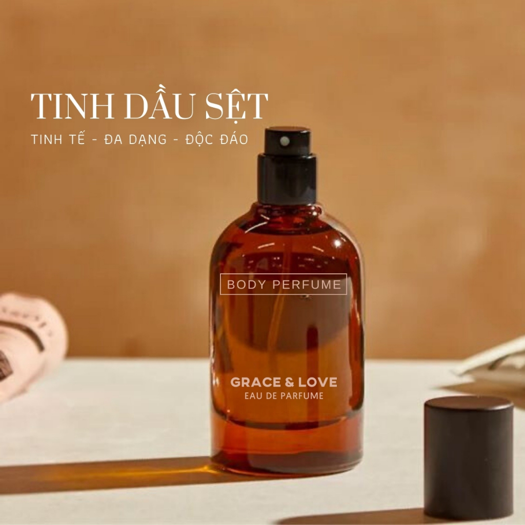Nước hoa nữ thơm lâu chính hãng Grace And Love cao cấp, tinh dầu nước hoa nữ thơm lâu body mist nữ dầu thơm ngọt ngào