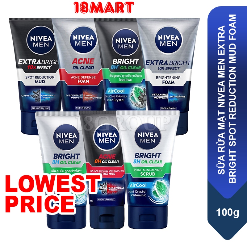 Sữa Rửa Mặt NIVEA Men Tuýp (100g)