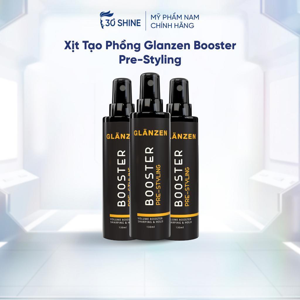 Xịt tạo phồng Glanzen Booster Pre-Styling – Tạo phồng, Giảm bết tóc & Bảo vệ tóc khỏi nhiệt độ cao