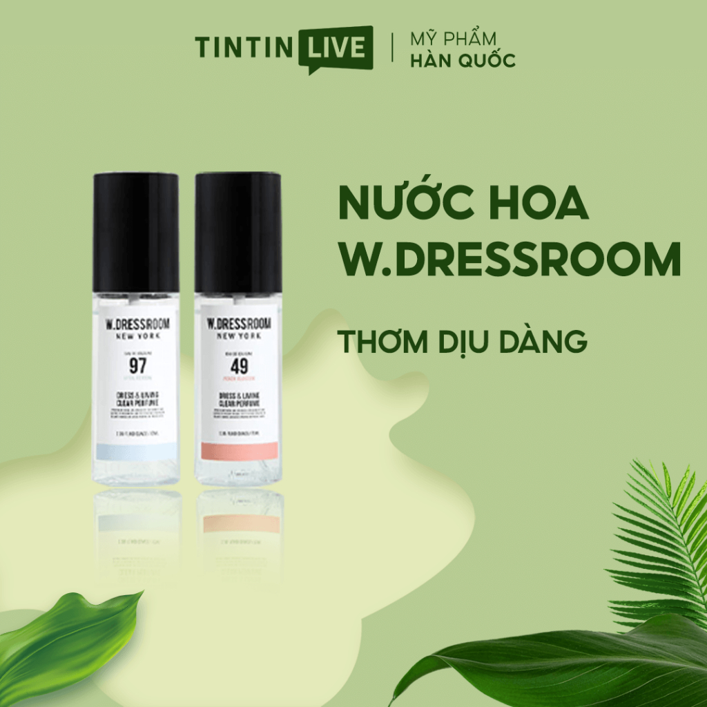 Nước Hoa Body Mist W Dressroom 70ml Season 2 Hàn Quốc – Xịt Thơm Quần Áo, Body, Phòng Lưu Hương Lâu