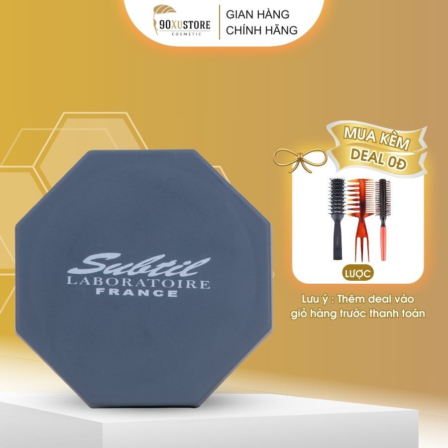 Sáp vuốt tóc nam Clay Wax Subtil , tạo kiểu tóc , giữ nếp tóc