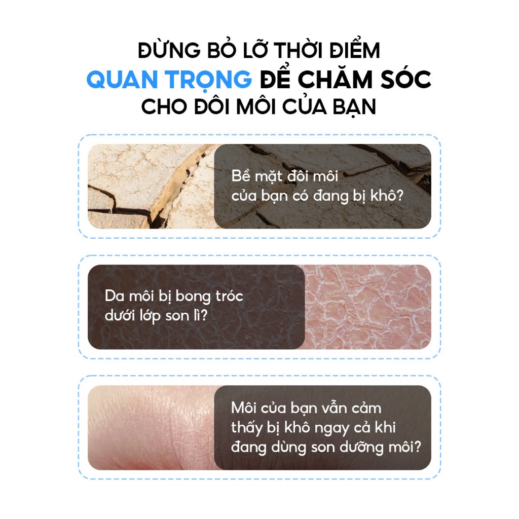 Son dưỡng môi lì không bóng CIY Layer Lip Balm dưỡng ẩm, làm mềm môi, sáng hồng môi, mờ rãnh môi 3g