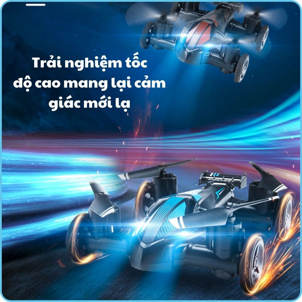 Máy bay điều khiển từ xa mini 2 trong 1 kiêm ô tô điều khiển từ xa H103 Đồ chơi cho bé Thông minh An toàn Tiện lợi
