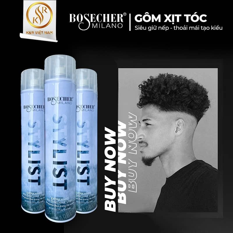 Gôm xịt tóc giữ nếp tạo kiểu tóc nam nữ KARSEELL MACCA 400ML chính hãng hương thơm cuốn hút