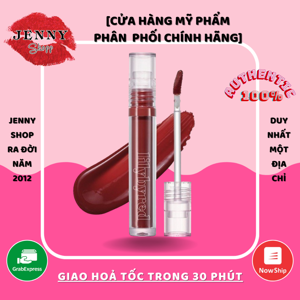 [Màu 01-21] Son Tint Bóng LilyByRed Glassy Layer Fixing Tint