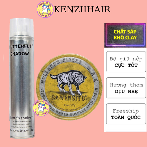 Gôm Xịt Tóc Butterfly Shadow 320ml Chính Hãng Giữ Nếp Tạo Kiểu Tóc Nam Nữ Hương Thơm Trái Cây