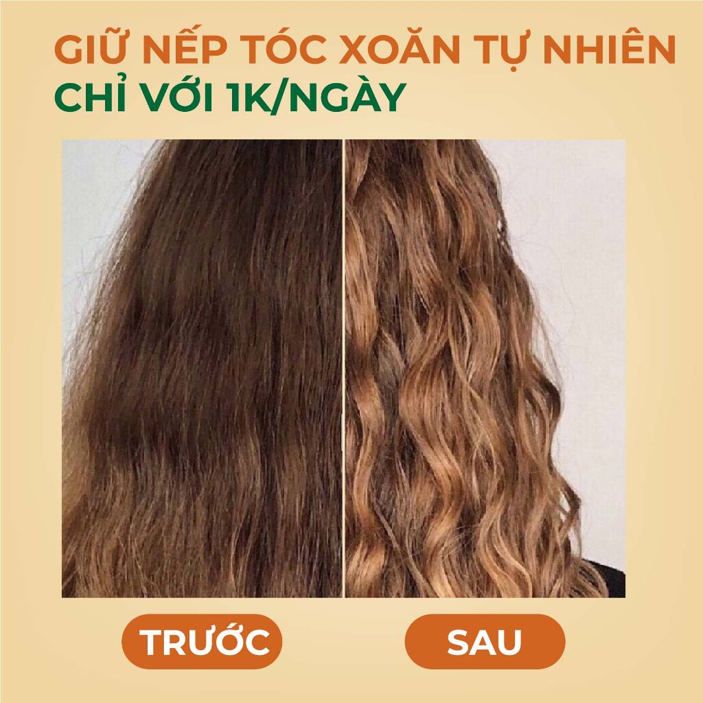 Gel giữ nếp tóc xoăn uốn hippie dưỡng tóc xoăn tạo kiểu tóc Bellena GX1 250ml