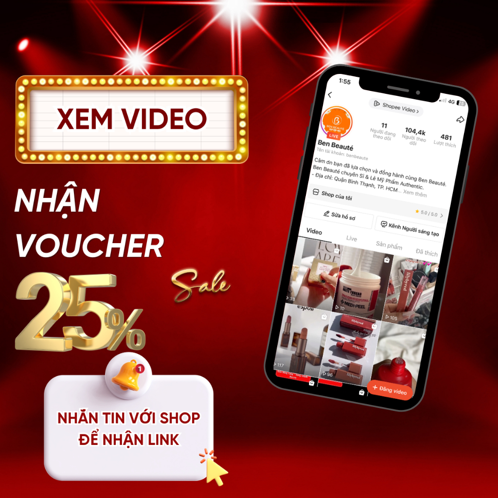 Son Dưỡng Mediheal Làm Mờ Thâm Môi, Mềm Môi, Hồng Môi Labocare Healbalm 10ml