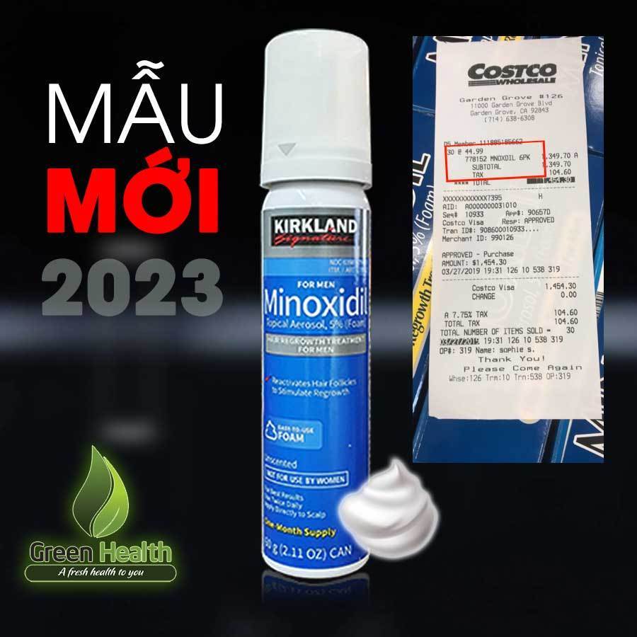 Serum mọc râu tóc Minoxidil 5% dạng bọt