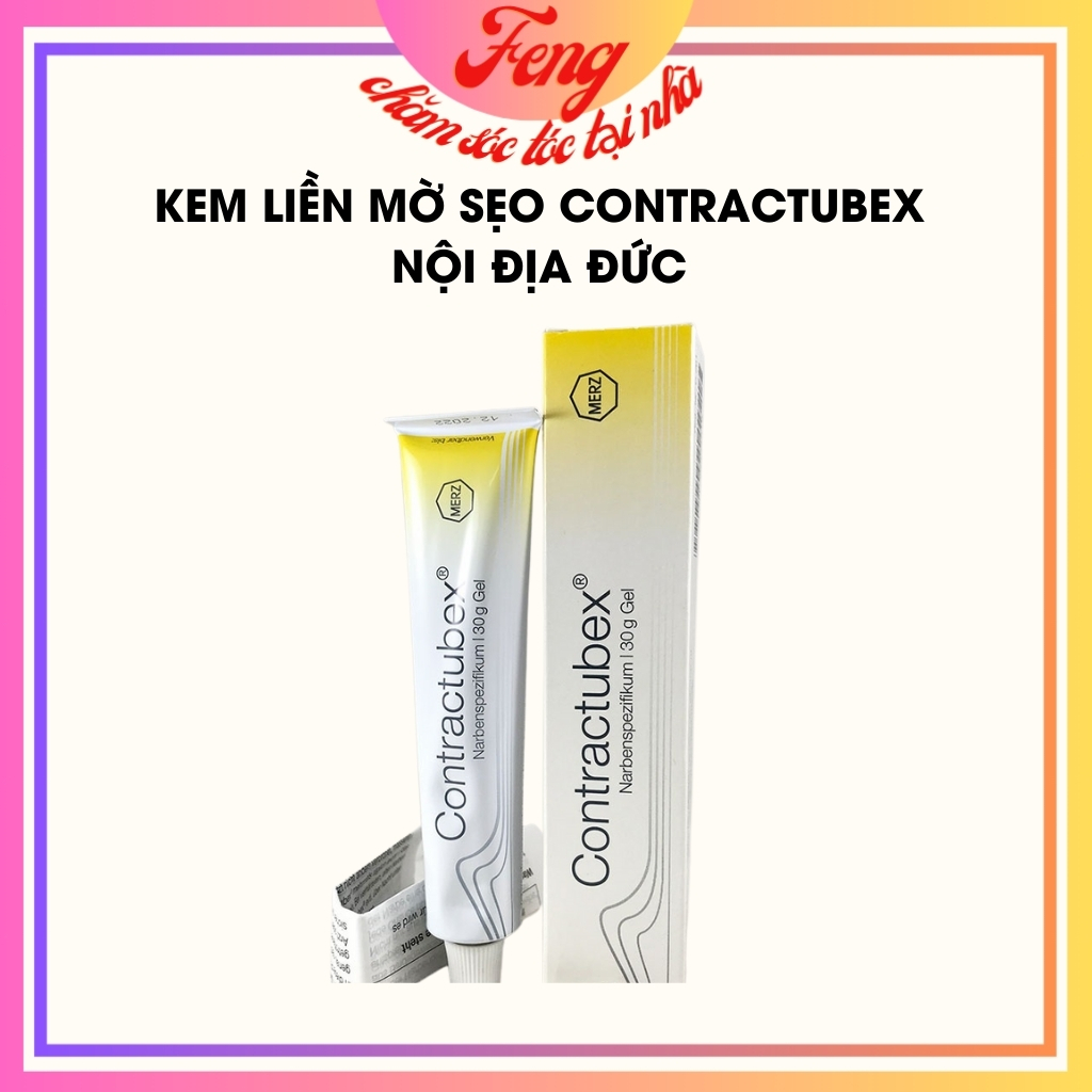 kem liền mờ sẹo contractubex 30g nội địa Đức gel bôi giúp làm mờ các loại sẹo lồi, sẹo lõm, sẹo rỗ, sẹo thâm, rạn da