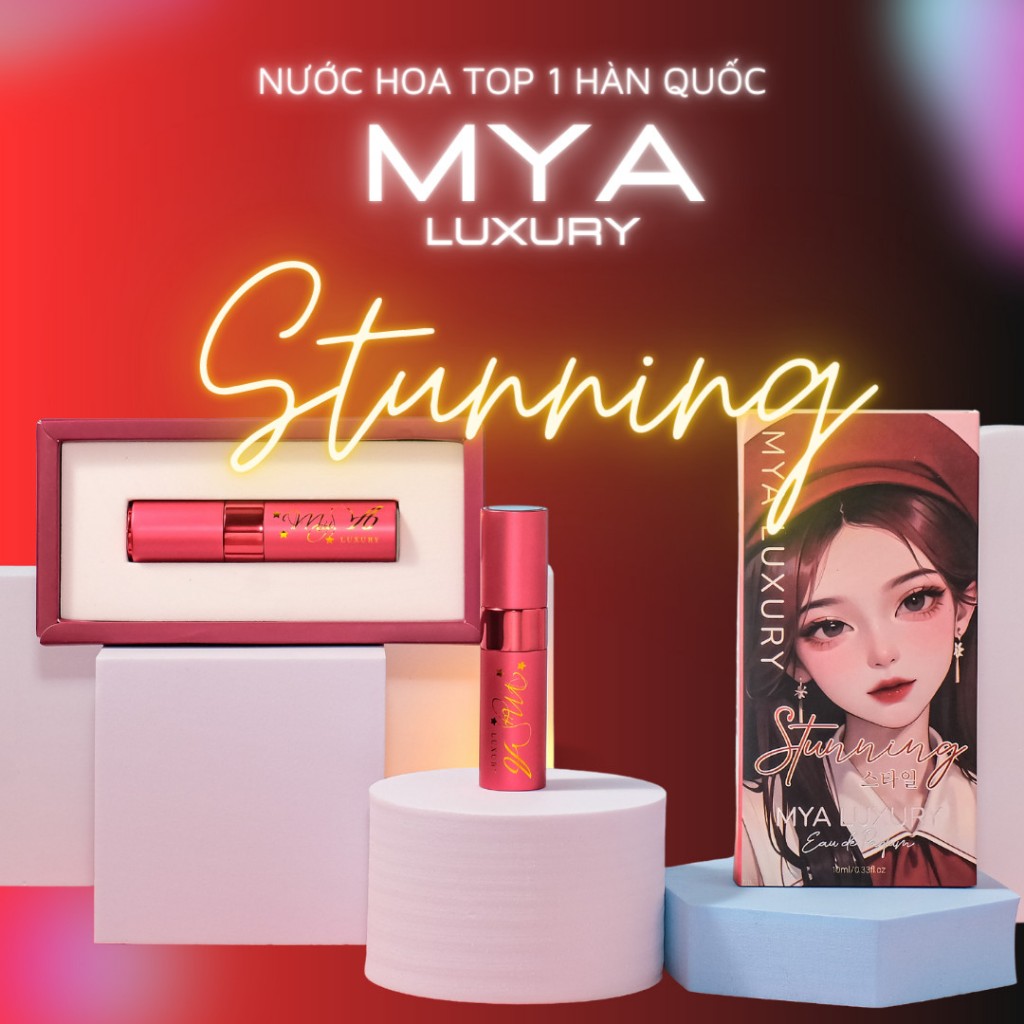 Nước Hoa Nữ MYA 10ml Nội Địa Trung 3ml Thơm Lâu Dai Hương Trái Cây, Dịu Ngọt, Quyến Rũ, Tươi Mát, Lãng Mạn Dạng Xịt SONA