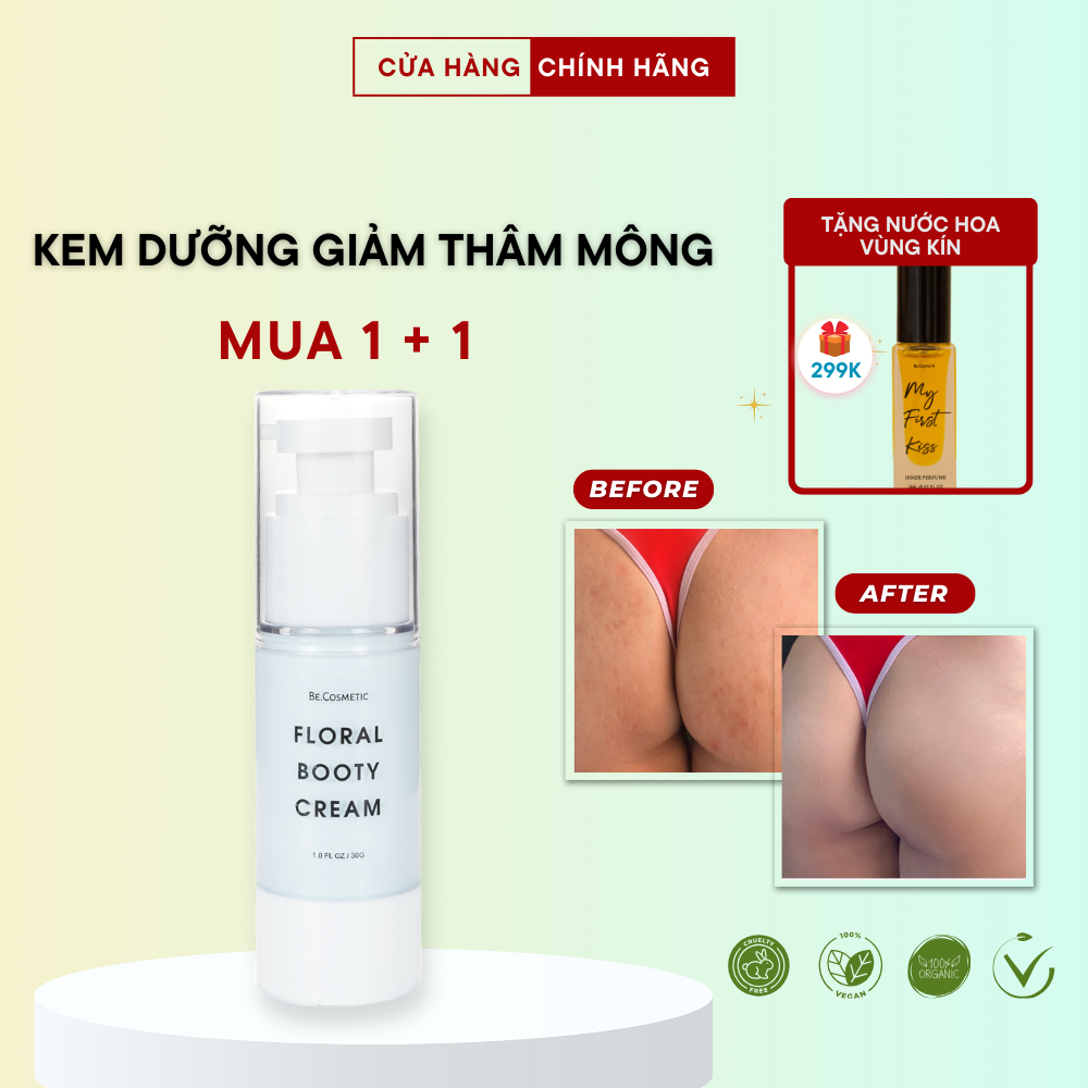 [30g – 100g] Kem giảm thâm mông/nách/háng/bẹn, giảm tiết dầu nhờn, làm sạch lỗ chân lông – Be.Cosmetic