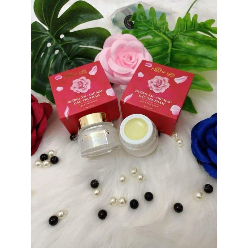 Dưỡng môi rose lips dưỡng ẩm, kích màu sau phun xăm,môi nhanh phục hồi.