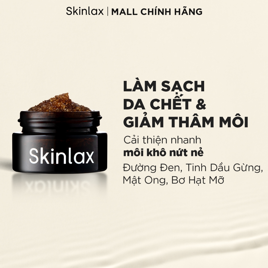 Tẩy Da Chết Môi Mật Ong Gừng SKINLAX (20g)