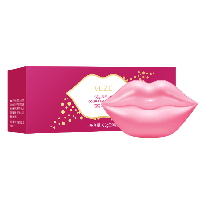 Hộp 20 Miếng Mặt Nạ Môi Bioaqua Dưỡng Ẩm Bổ sung Collagen Cherry