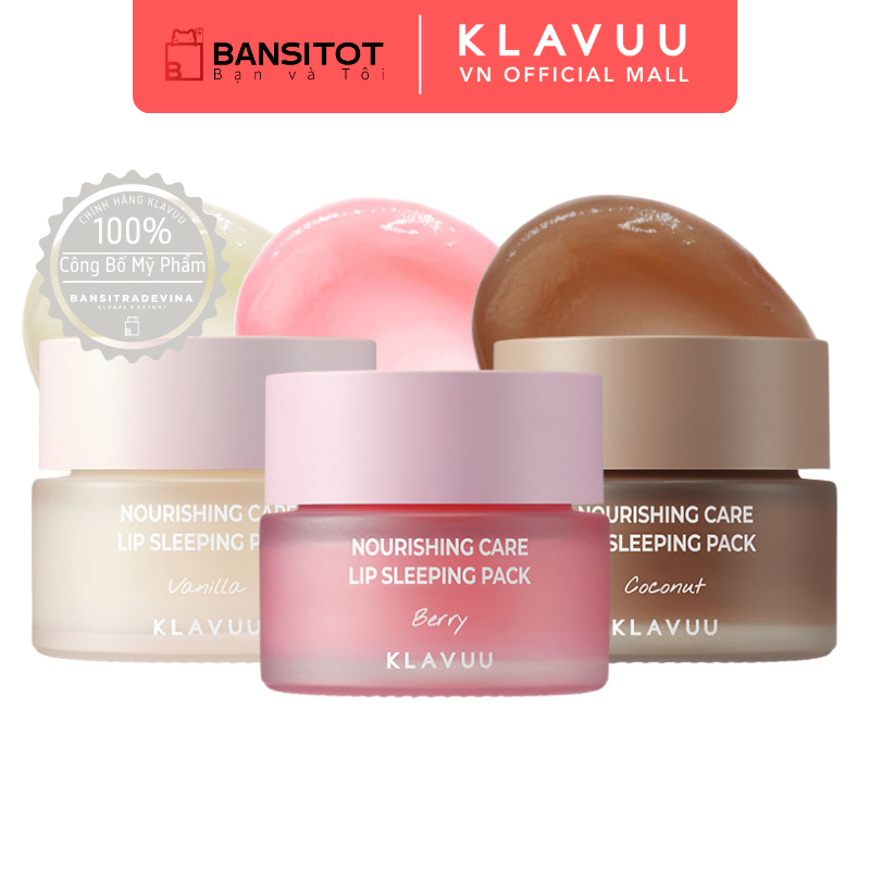 Mặt nạ ngủ dưỡng môi KLAVUU Nourishing Care Lip Sleeping Pack 20g