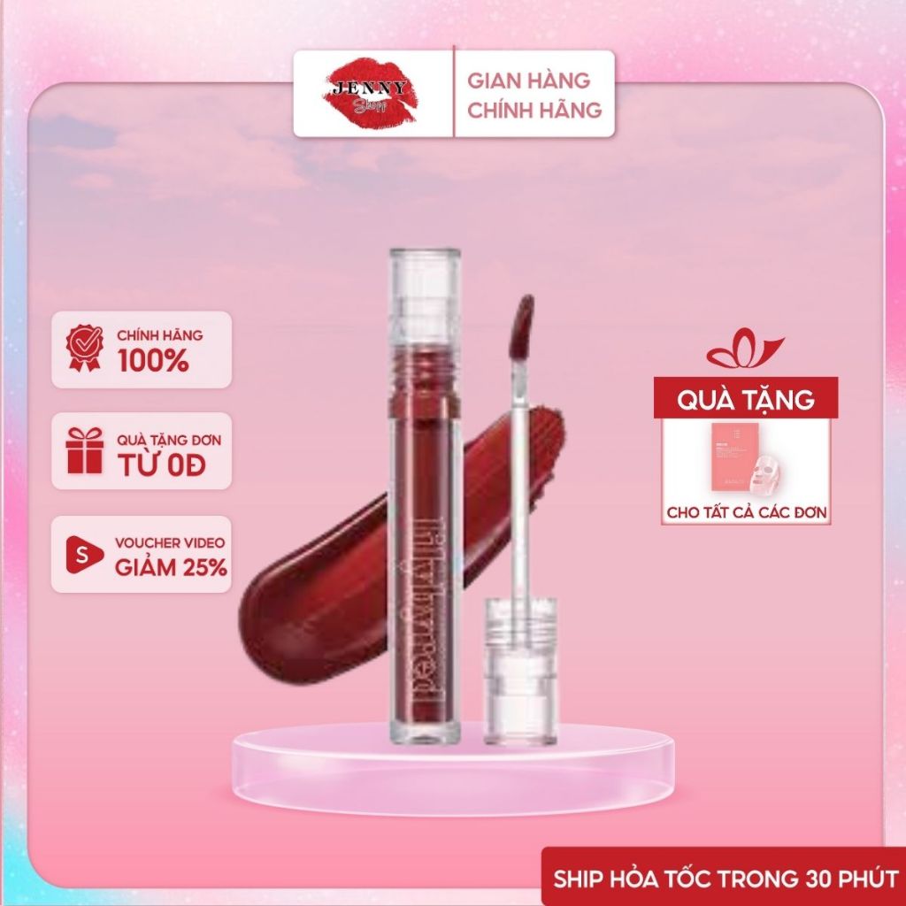 [Màu 01-21] Son Tint Bóng LilyByRed Glassy Layer Fixing Tint