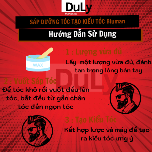 Sáp vuốt tóc nam cao cấp VCN CLAY keo vuốt tóc nam giữ nếp tạo kiểu