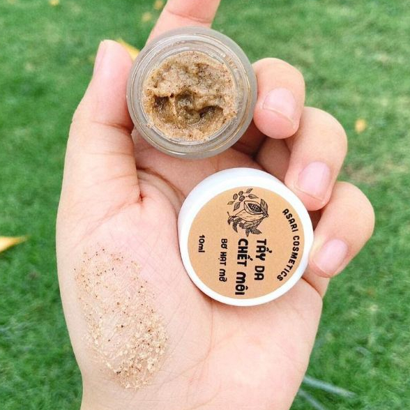 [Có combo kèm son dưỡng] Tẩy da chết môi handmade Asari Cosmetics