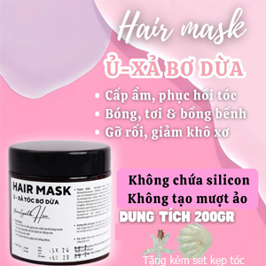 Dầu xả Sữa Dừa phục hồi nuôi dưỡng tóc @beautywithHan kem ủ xả đậm đặc phục hồi tóc hư tổn cấp ẩm