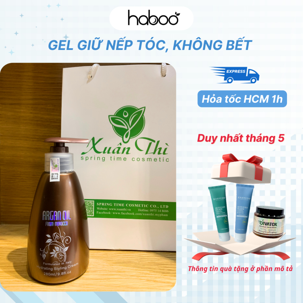 [HỎA TỐC HCM] Giữ Nếp Tóc Gocare Gel Dưỡng Giữ Nếp Tóc Xoăn Tạo Kiểu Nam Nữ Mềm Mại Haboo Beauty