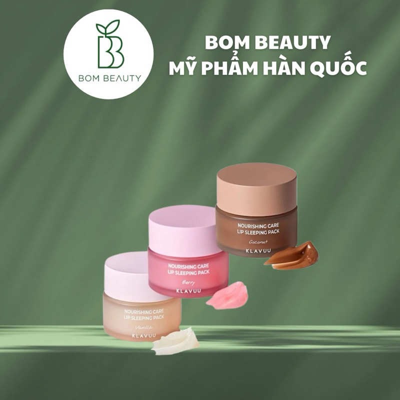 Mặt nạ ngủ dưỡng môi Klavuu Lip sleeping pack. (new 2022)