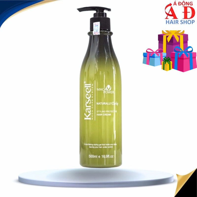 Gel mềm bóp tóc uốn xoăn Karseell Naturally Curly tạo lọn giữ nếp phù hợp tóc xoăn hippie 500ml