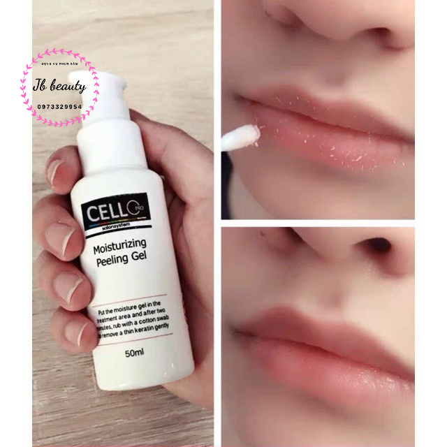 Tẩy tế bào chết môi Cello 50ml, chính hãng Hàn Quốc