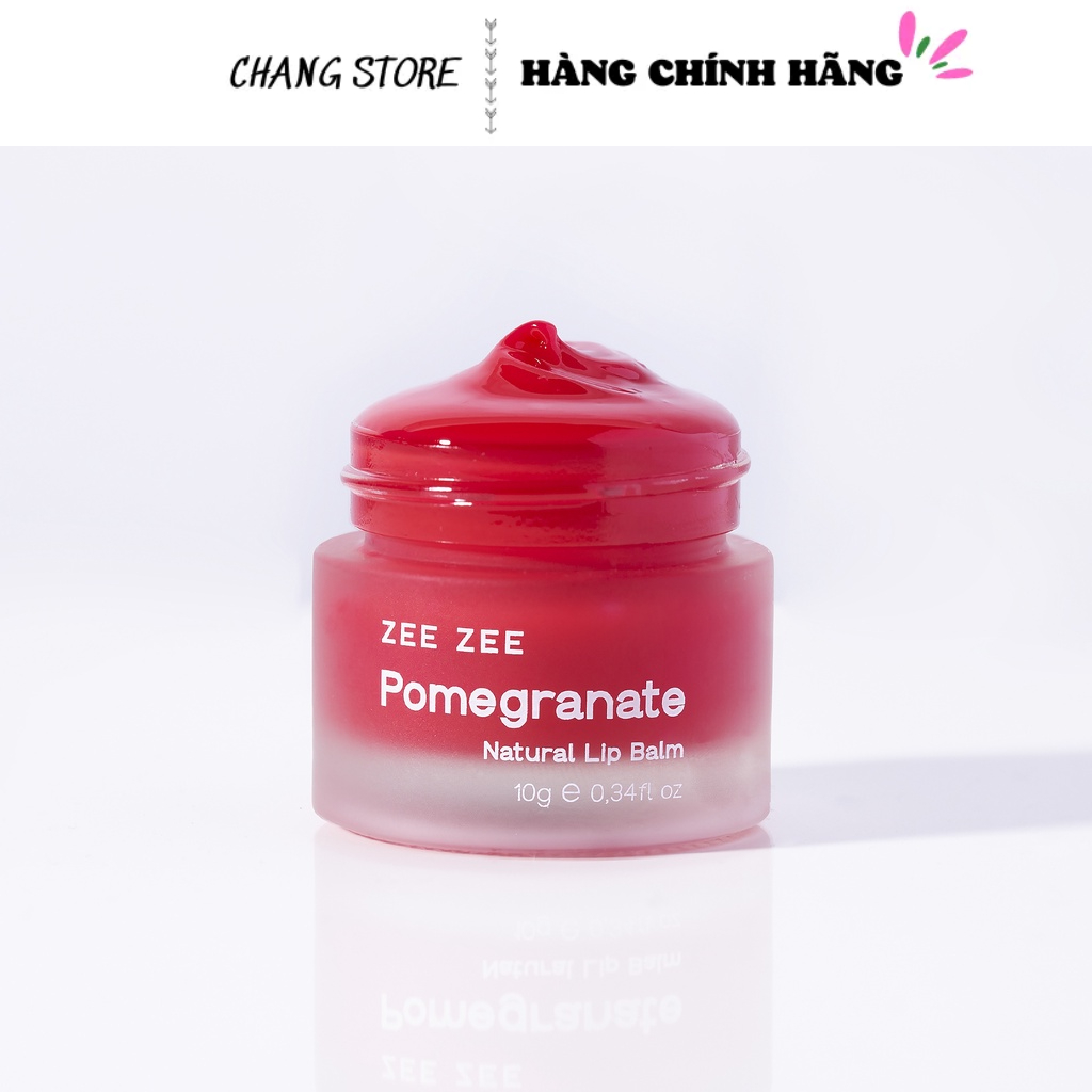 Mặt nạ ngủ dưỡng môi  ZEE siêu hot, son dưỡng môi hồng dưỡng ẩm môi chống thâm chống nứt môi chiết xuất lựu đỏ 10g